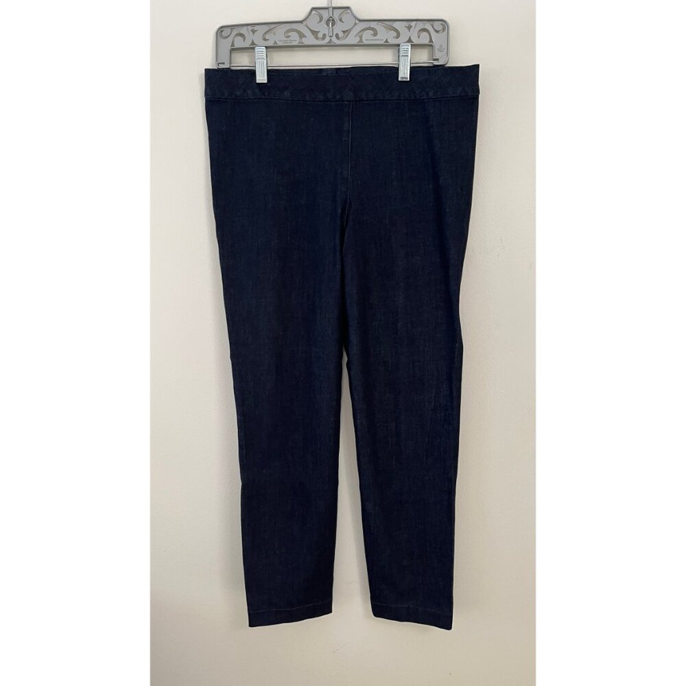 THE ROW STRATTON STRETCH DENIM PANTS L